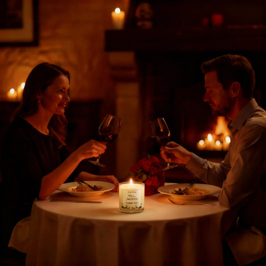 Asian Aura - White Jasmine | Scented Soy Wax | Premium Glass Jar