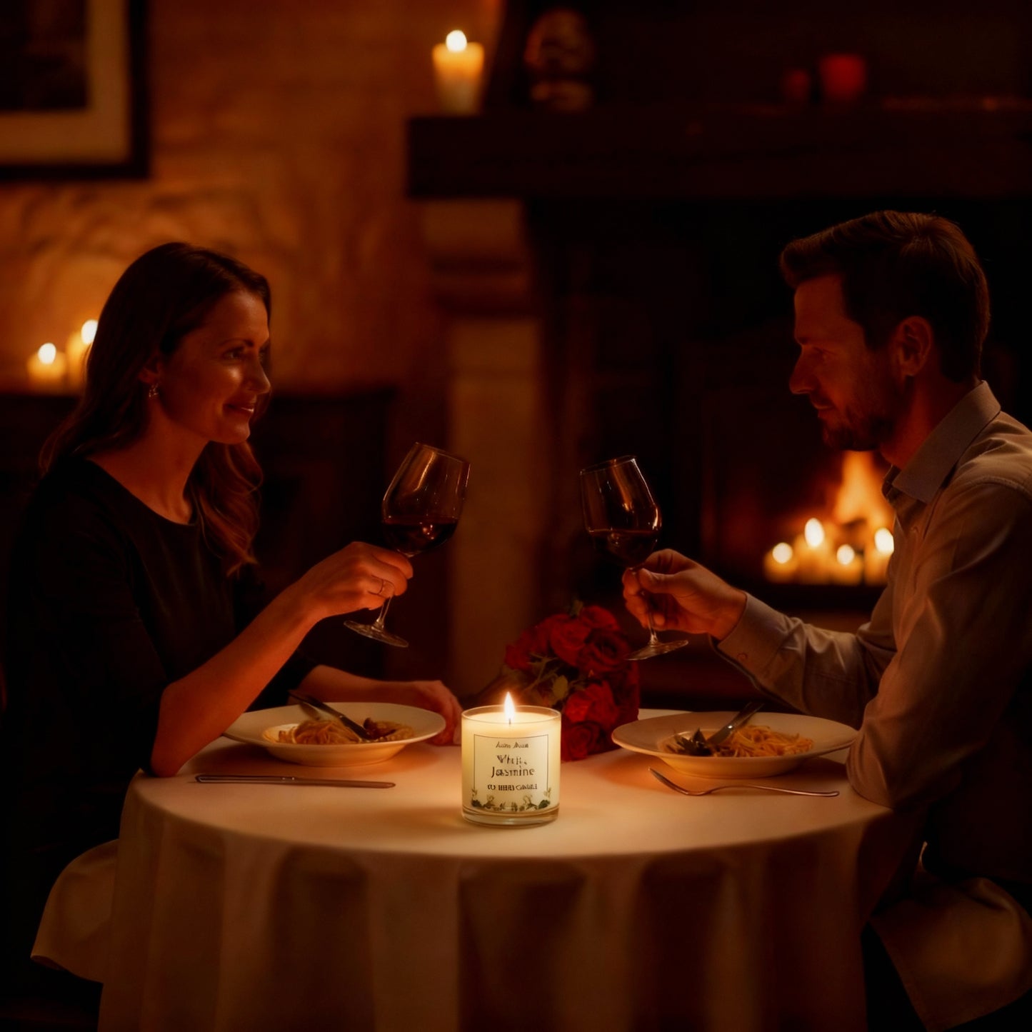 Asian Aura - White Jasmine | Scented Soy Wax | Premium Glass Jar